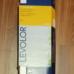 Levolor 2in Faux Wood Blind White